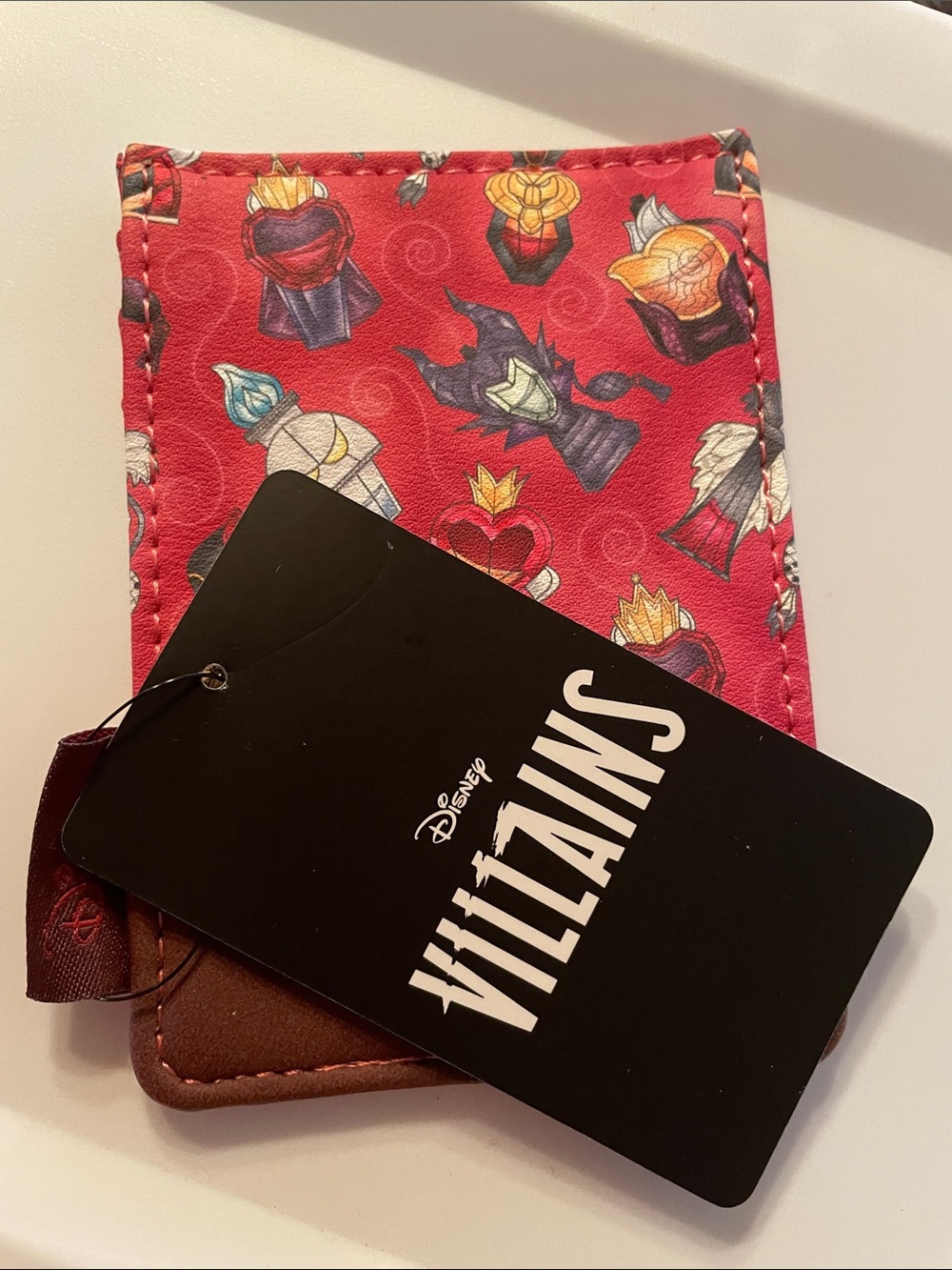 Disney Villains Red and Black Character Card Holder